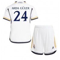 Dětský Fotbalový dres Real Madrid Arda Guler #24 2023-24 Domácí Krátký Rukáv (+ trenýrky)